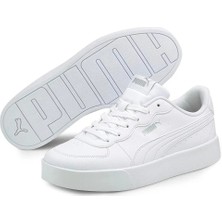 Puma Skye Clean Unisex Spor Ayakkabı 380147-02 Beyaz Renkli Kadınlar İçin Günlük Kullanıma Uygun