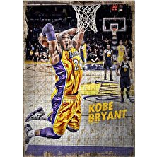 Tablomega Ahşap Mdf Puzzle Yapboz Kobe Bryant Lakers 500 Parça 50*70 cm