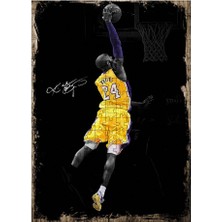 Tablomega Ahşap Mdf Puzzle Yapboz Kobe Bryant 255 Parça 35*50 cm