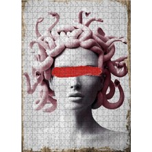 Tablomega Ahşap Mdf Puzzle Yapboz Medusa 500 Parça 50*70 cm