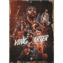 Tablomega Ahşap Mdf Puzzle Yapboz Vince Carter 255 Parça 35*50 cm