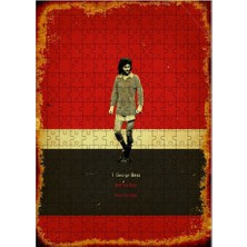 Tablomega Ahşap Mdf Puzzle Yapboz George Best 255 Parça 35*50 cm