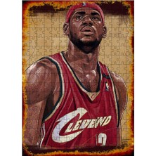 Tablomega Ahşap Mdf Puzzle Yapboz Cleveland Cavaliers Nba 255 Parça 35*50 cm