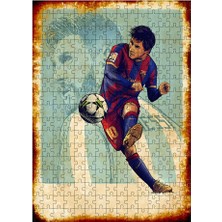 Tablomega Ahşap Mdf Puzzle Yapboz Lionel Messi 255 Parça 35*50 cm