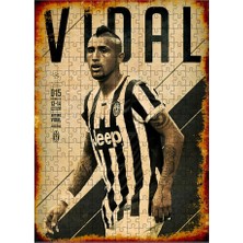 Tablomega Ahşap Mdf Puzzle Yapboz Vidal Juventus 255 Parça 35*50 cm