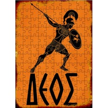 Tablomega Ahşap Mdf Puzzle Yapboz Achilles Turuva 120 Parça 25*35 cm