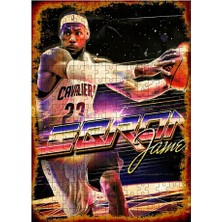 Tablomega Ahşap Mdf Puzzle Yapboz Lebron James 255 Parça 35*50 cm