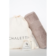 Chaletti Aspen Premium Yüz Havlusu Angora Beige 50x80