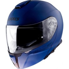 Axxıs Gecko Sv Solıd A7 Matt Blue Çene Açılır Kask