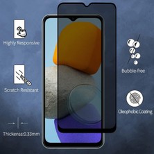 MTK Moveteck Realme C11 2021 Uyumlu Hayalet Ekran Koruyucu Cam 5d Privacy Yandan Görünmez Gizlilik Sağlayan Ekran Koruyucu Camı Tam Kaplar