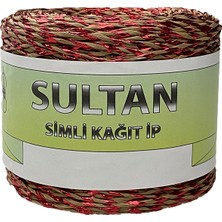 Sultan Simli Kağıt Ip 250 Gr. 250 Mt. | Kırmızı