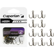 Decathlon Üçlü Çarpma İğne - Nikel - Siyah
