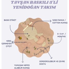 Desvu Bebe Organik 5'li  Yenidoğan Takım - Hastane Çıkış Seti