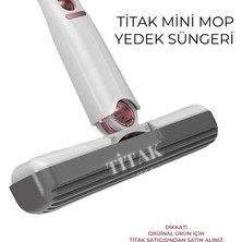 Titak Taşınabilir Mini Mop Süngeri 1 Adet Yedek || Kendinden Sıkmalı Mini Temizlik Paspası Yedek Sünger