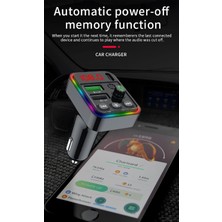 Xiaofeng Bluetooth 5.0 Fm Verici Araç Kiti: Kablosuz Radyo Modülatörü, Çift USB ve Type-C Pd Hızlı Şarj, Hifi Bas Mp3 Çalar, Mikrofonla Ahizesiz Arama, 12V Çakmak Için Ses Alıcısı (Yurt Dışından)