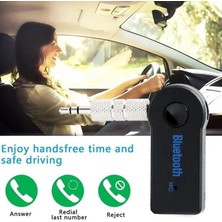Xiaofeng Araba Için Aux Bluetooth 5.0 Adaptörü, Araba Ev Stereo Sistemi ve Kulaklıklar Için Bluetooth Alıcısı, Bluetooth Aux Adaptörü, Eller Serbest Arama Için 2'si 1 Arada Kablosuz Bluetoo (Yurt Dışından)