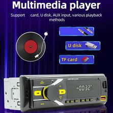 Xiaofeng Araç Stereo Sistemi, Bluetooth'lu Tek Dın Araç Stereosu, LCD Ekranlı Çok Fonksiyonlu Araç Mp3'ü 7 Renkli Işık, Am Fm Radyo Desteği U Disk Aux Multimedya Oynatıcı (Yurt Dışından)