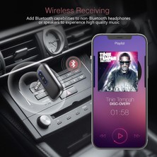 Xiaofeng Araç Için Aux Bluetooth Adaptörü, Araç Için Bluetooth 5.0 Alıcısı, Eller Serbest Arama Özellikli Kablosuz Bluetooth Adaptörü, Çift Bağlantı, C Tipi Şarj Bağlantı Noktası, Araç Ses (Yurt Dışından)