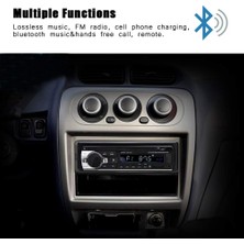 Xiaofeng Bluetooth Araç Mp3 Çalar, Sd Kart Aux Ses Girişi ile Tek Dın Hifi Müzik Sesli Araç Radyosu (Yurt Dışından)