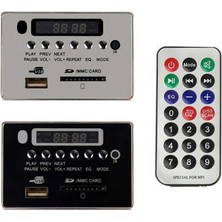 Xiaofeng Mp3 Dekoder Kurulu 5/12 V Araba Kablosuz Bluetooth Mp3 Dekoder Modülü USB Tf Fm Radyo Ses Kartı Siyah 5 V (Yurt Dışından)