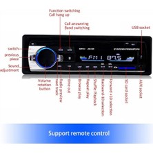 Xiaofeng Doubao 12 V Evrensel Araba Mp3 Araba Stereo Fm Aux Girişi Alıcı Sd USB Mp3 Radyo Çalar In-Unit (Yurt Dışından)