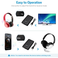 Xiaofeng Araba Için Aux Bluetooth Adaptörü, Bluetooth 5.0 Verici Alıcı, Taşınabilir Kablosuz Bluetooth Adaptörü, 2'si 1 Arada Bluetooth Aux Adaptörü, Dizüstü Bilgisayar Için Ses Alıcısı, Ra (Yurt Dışından)