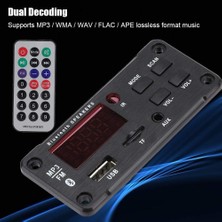 Xiaofeng USB Mp3 Dekoder Kartı, Araç Hoparlörü Bluetooth5.0 Mp3 Renkli Ekran Kod Çözme Modülü ile Çift Kod Çözme Kartı (Yurt Dışından)