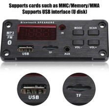 Xiaofeng USB Mp3 Dekoder Kartı, Araç Hoparlörü Bluetooth5.0 Mp3 Renkli Ekran Kod Çözme Modülü ile Çift Kod Çözme Kartı (Yurt Dışından)