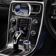 Xiaofeng Qc3.0 Çift USB Bağlantı Noktası Fm Verici Bluetooth 5.0 Kablosuz Radyo Adaptörü Araç Kiti Hızlı Şarj (Yurt Dışından)