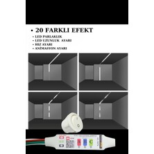 OEM Anahtarlı Akışkan Kayar Şerit LED Sistemi / 12 Volt / 20 Efekt