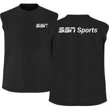 SSN Sports Style Nutrition Fitment Kolsuz Slim Fit Bisiklet Yaka Tshirt