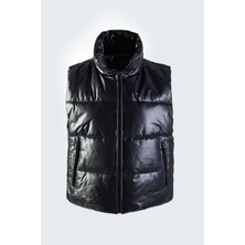 Valmenti Kadın Siyah  Deri Yelek 993 Ylk-24 Byn Derı Yelek Y24