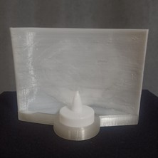 3D Dönüşüm Atölyesi Kişiye Özel Isimli -Kalp- LED Işıklı Dekoratif 3D Litofan M1 - Pilli+Usb-C Girişli - Geri Dönüşüm Pet Şişeden