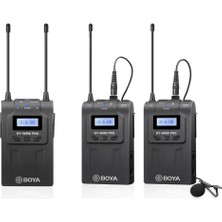 Boya By-Wm8 Pro Kit-2 Vlogger Wireless (Kablosuz) Ikili Yaka Mikrofonu