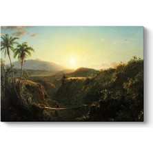 Frederic Edwin Church - Pichincha Kanvas Tablo