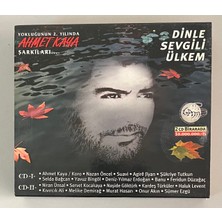 Ahmet Kaya Şarkıları Dinle Sevgili Ülkem 2 CD Set (Orinal Dönem Baskı Cd)