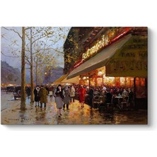 Edouard Cortes - Paris Kanvas Tablo