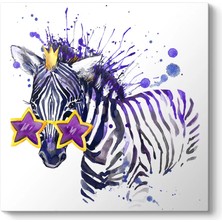 Queen Zebra Kanvas Tablo