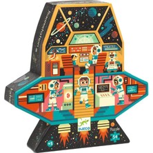 Djeco Dekoratif Puzzle 54 Parça - Space Station