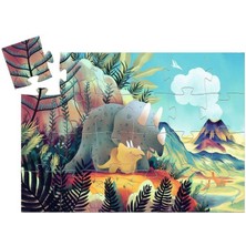 Djeco Dekoratif Puzzle 24 Parça - Teo the Dinosaur