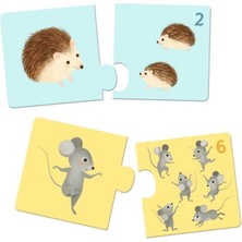 Djeco İkili Puzzle - Baby Animals