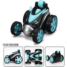 Sole Uzaktan Kumandalı, Florasan Işıklı, 360 Derece Dönebilen Akrobat Araba- Stunt Car