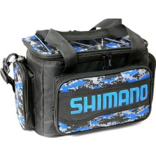 SHIMANO Baskılı Helper Bag Balıkçı Çantası - Blue Camo