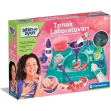 Clementoni 64471 Bilim ve Oyun - Tırnak Laboratuvarı +8 Yaş