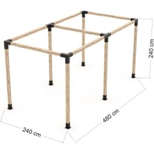 Gardner Life ARD105  Çift Bölümlü Pergole