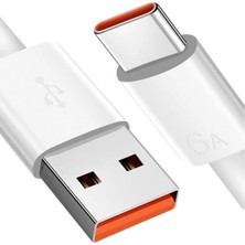 Sesatech Şarj Kablosu 6 Amper Type-C USB Hızlı Sarj