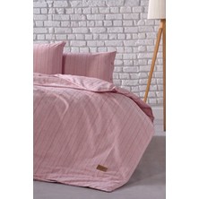 Doqu Home Ipliği Boyalı Serisi Mabel Çift Kişilik Nevresim Takımı - Bordo