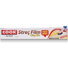 Cook Streç Film 30 cm x 100 M + Kayar Bıçak 2'li