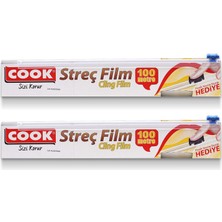 Cook Streç Film 30 cm x 100 M + Kayar Bıçak 2'li