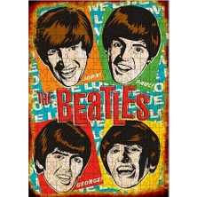 Tablomega Ahşap Mdf Puzzle Yapboz The Beatles 255 Parça 35*50 cm